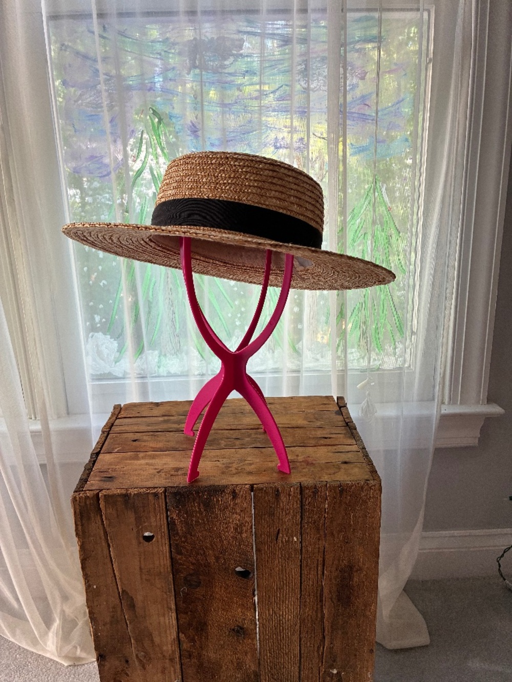 Fabulous- Go Anywhere Light Straw ASOS Hat with Ribbon